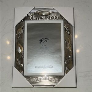 NWT Class of 2010 Graduation Photo Frame - Silver